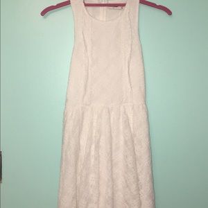 white lace abercromie kids dress in size 14