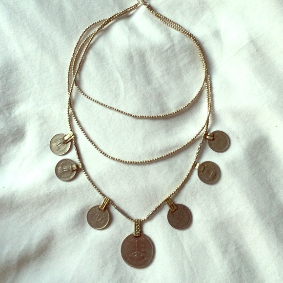 HANDMADE coin necklace