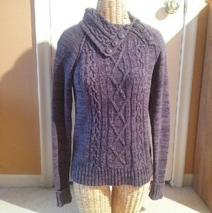 Sonoma Button Collar Sweater