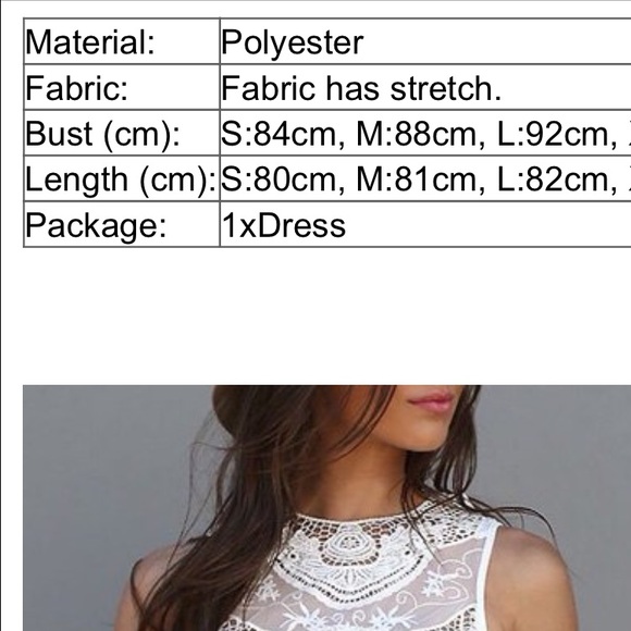 White lily lace dress - Picture 4 of 4