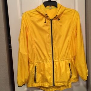 Yellow raincoat