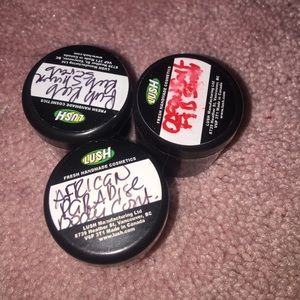 LUSH samples