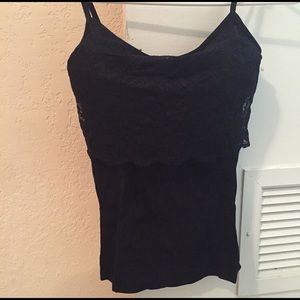Black tank top