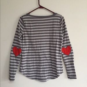 *For Trade* Gap Heart Elbow Patch Long Sleeve