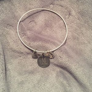 Alex and ANI "M" initial bangle