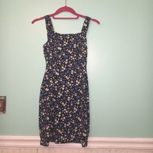 floral blue dress from hollister