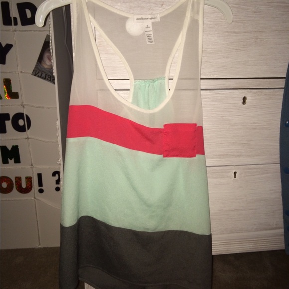 Color block tank