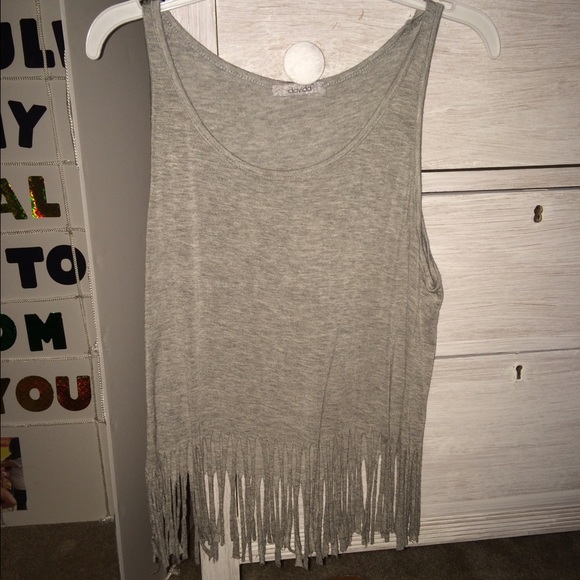 Grey Fringe tank