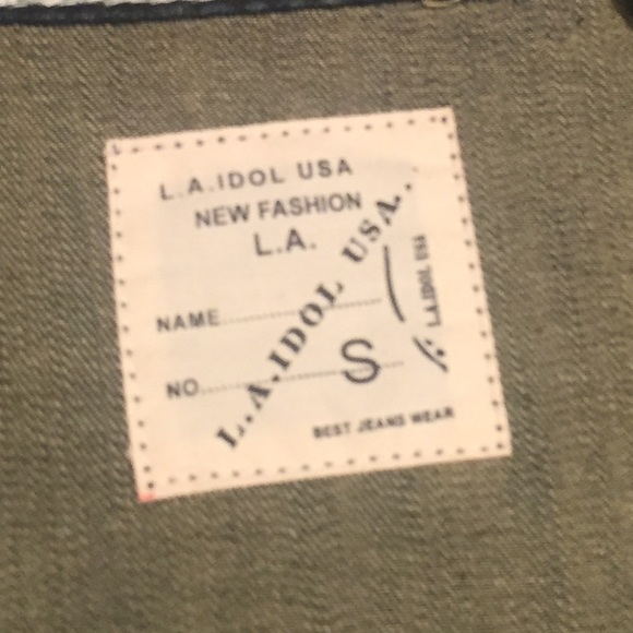 LA Idol Bling Crop Jean Jacket - Picture 2 of 3