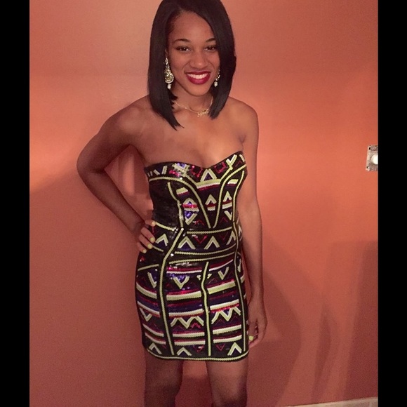 Bebe sequin dress
