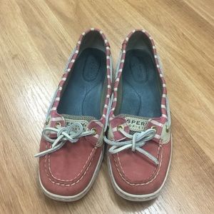 Pink Sperry Shoes