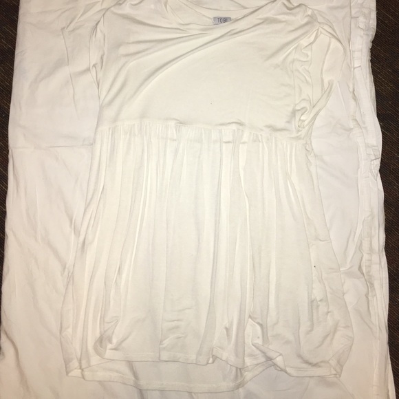 White tee shirt dress
