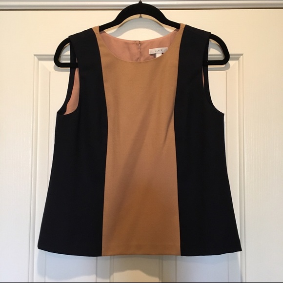 J. Crew Structured Sleeveless Top