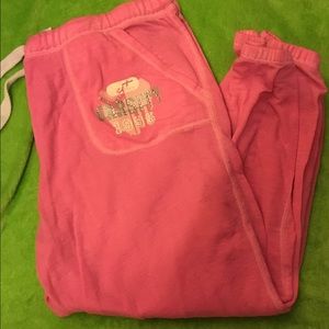 Hot pink Capri lounge pants