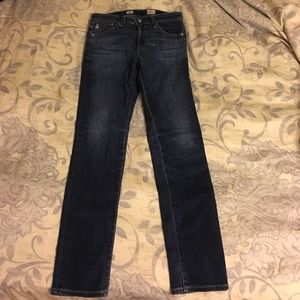 AG mid rise skinny jeans