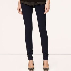 LOFT Colorblock Ponte Super Skinny Pants