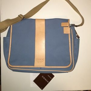 Authentic Large Coach Messenger Bag