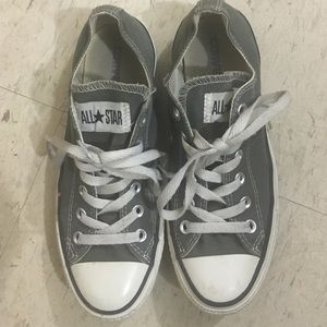 Grey Converse Low Sneakers