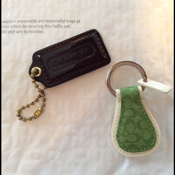 Coach fob and keychain