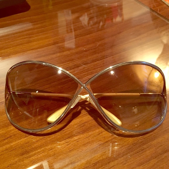 Tom Ford Miranda sunglasses, gold