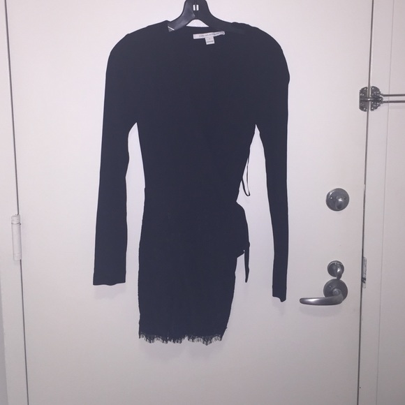 DVF Black Romper - Jersey/Lace - Picture 3 of 4
