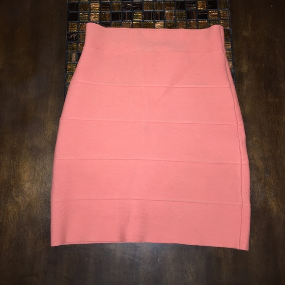 Sorbet colored banded skirt