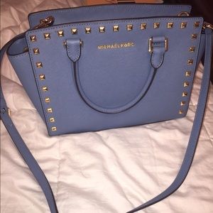 Michael Kors studded cross body purse