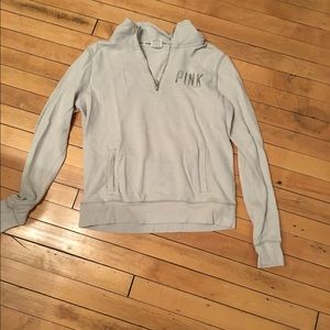 Victoria secret quarter zip sweatshirt