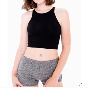 American Apparel Running Short Salt and Pepper XS