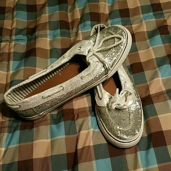 Two Pairs of Vanity Glitter Shoes Size 10