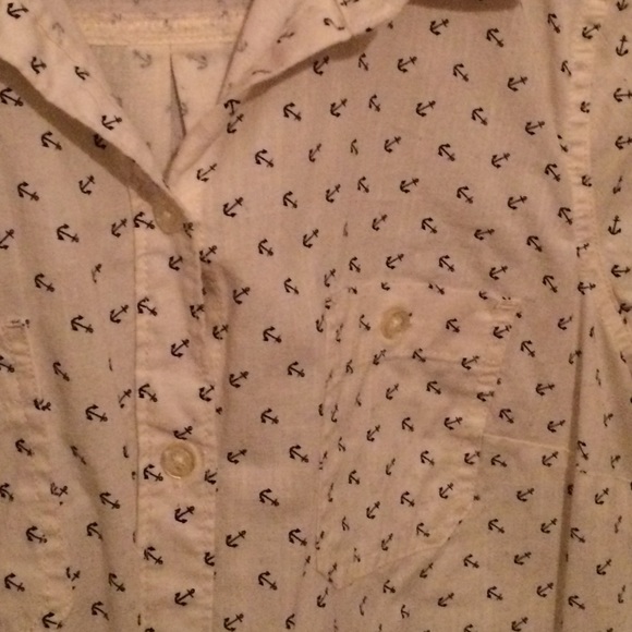 Anchor Print Button Down - Picture 3 of 4