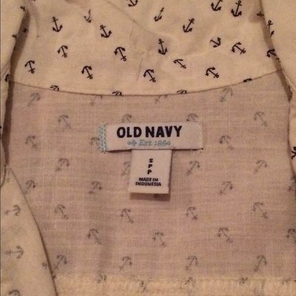 Anchor Print Button Down - Picture 2 of 4