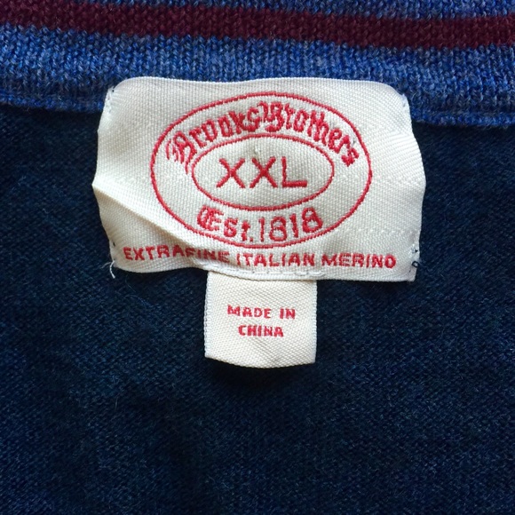 Men's BrooksBrothers Sz XXL sweater - Picture 2 of 3