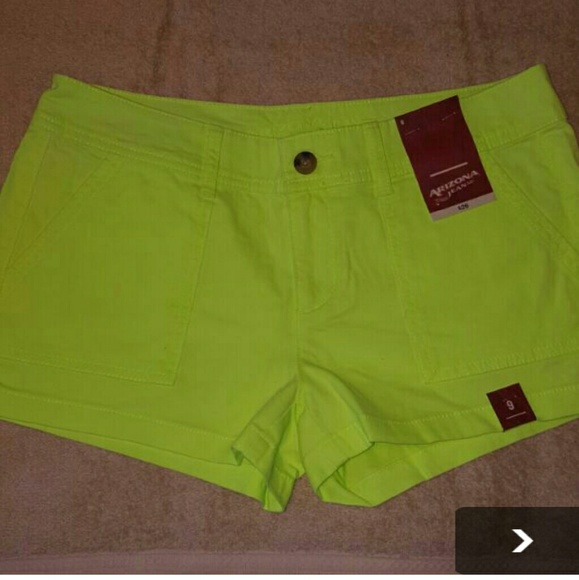NWT Arizona neon shorts