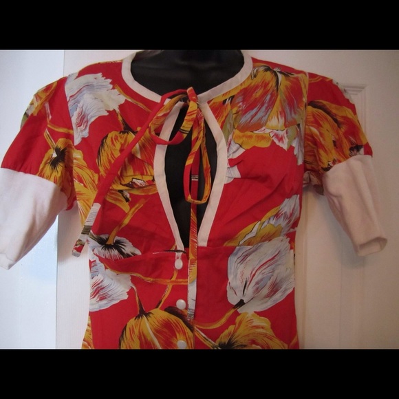 Dah Veese Floral Print Dress - Picture 3 of 4