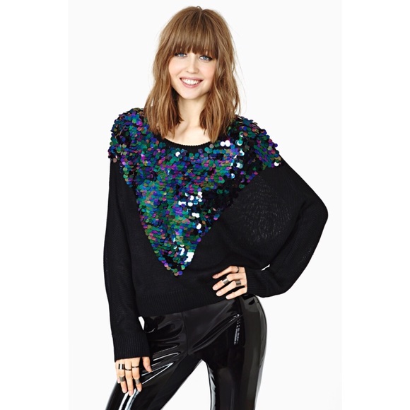 🍓MinkPink Glam Rock Sequin Knit