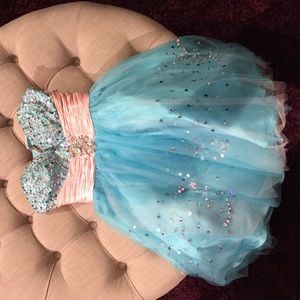 Blue party dress, will take best offer