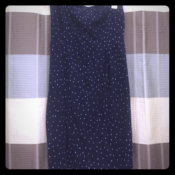 Polka dot strapless sundress