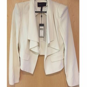 NWT Elegant BCBG White Blazer