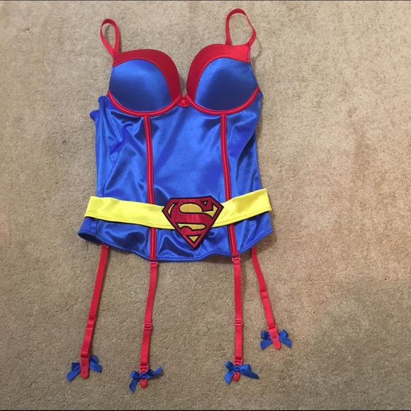 Hot Topic Other - Superwoman Costume Bustier