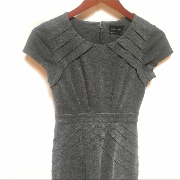 Max and Cleo Grey Knit Dress - Picture 3 of 4