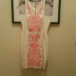 White Embroidered Free People Dress