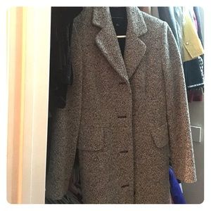 Banana republic trench coat. Gray.