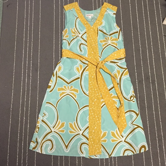 Merona floral belted dress