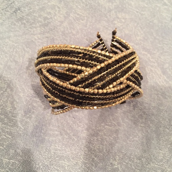 Beaded cuff bracelet - Picture 1 of 2