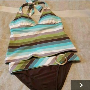 Two piece swim suit