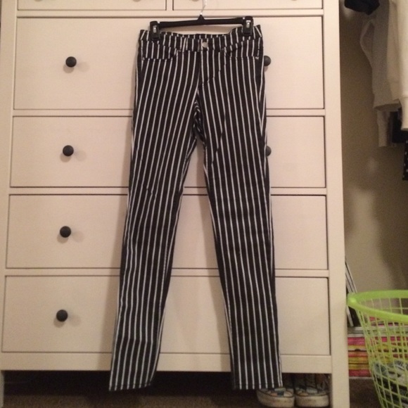 H&M Striped Jeans