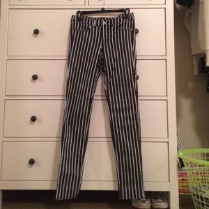 H&M Striped Jeans