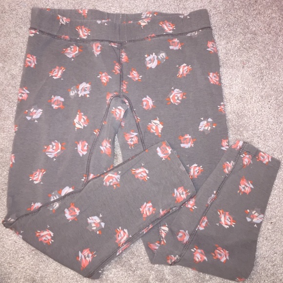 Hurley crop floral leggings