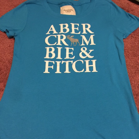 Abercrombie and Fitch blue t-shirt